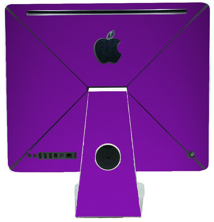 Apple iMac A1311 CHROME PURPLE Laptop Skin