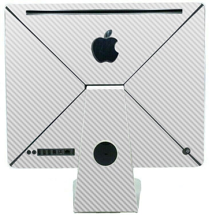 Apple iMac A1224 WHITE CARBON FIBER Laptop Skin