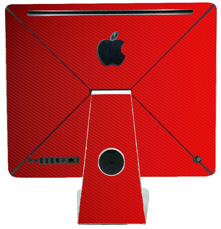 Apple iMac A1311 RED CARBON FIBER Laptop Skin