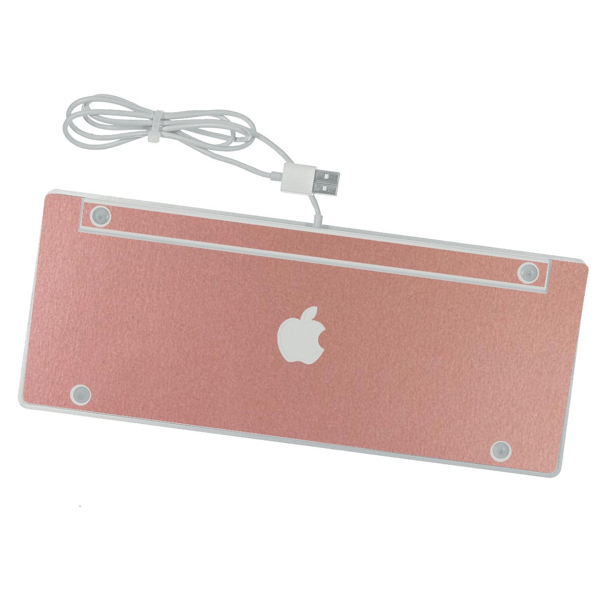 Apple Wired Mini Slim Keyboard A1242   ROSE GOLD Laptop Skin