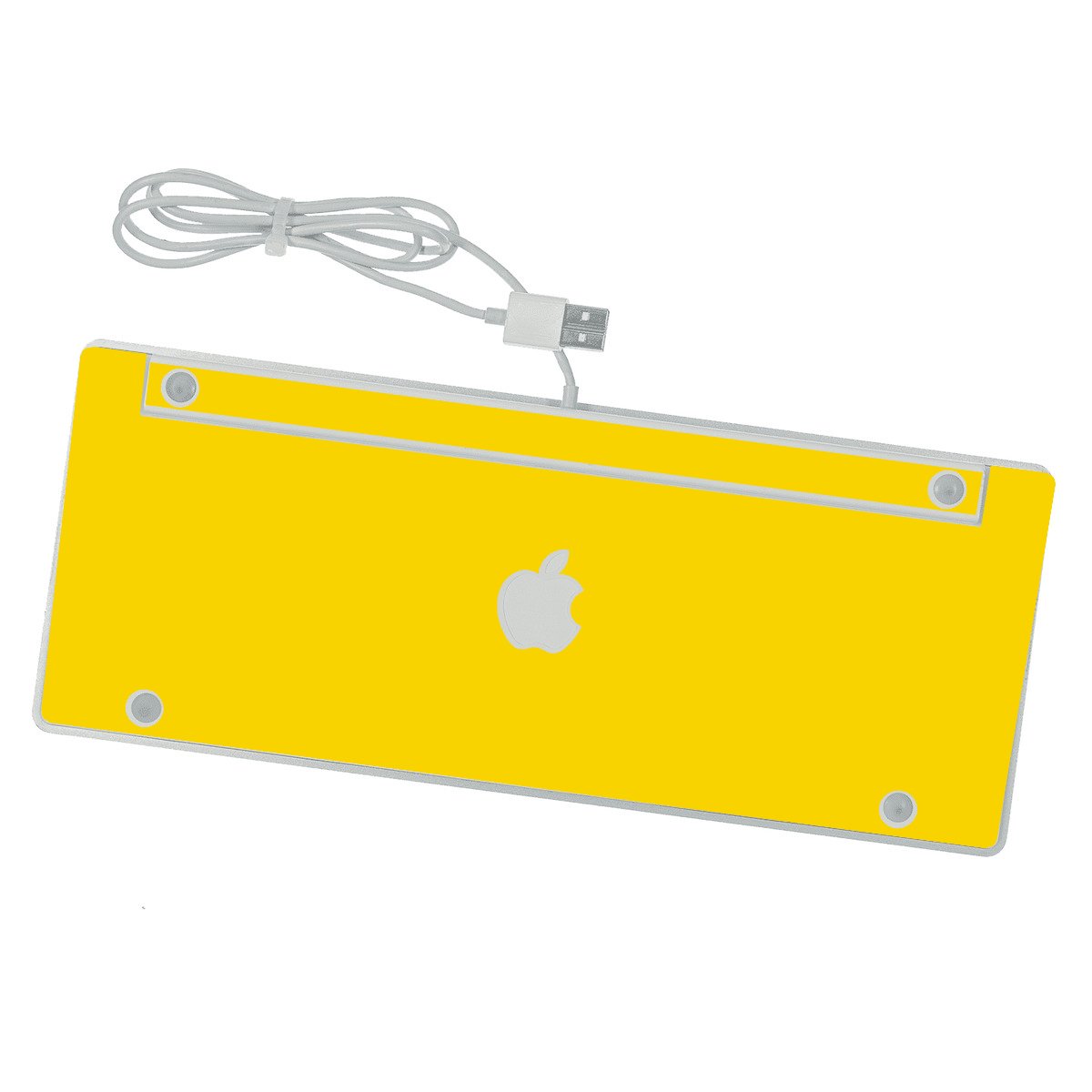 Apple Wired Mini Slim Keyboard A1242   YELLOW Laptop Skin