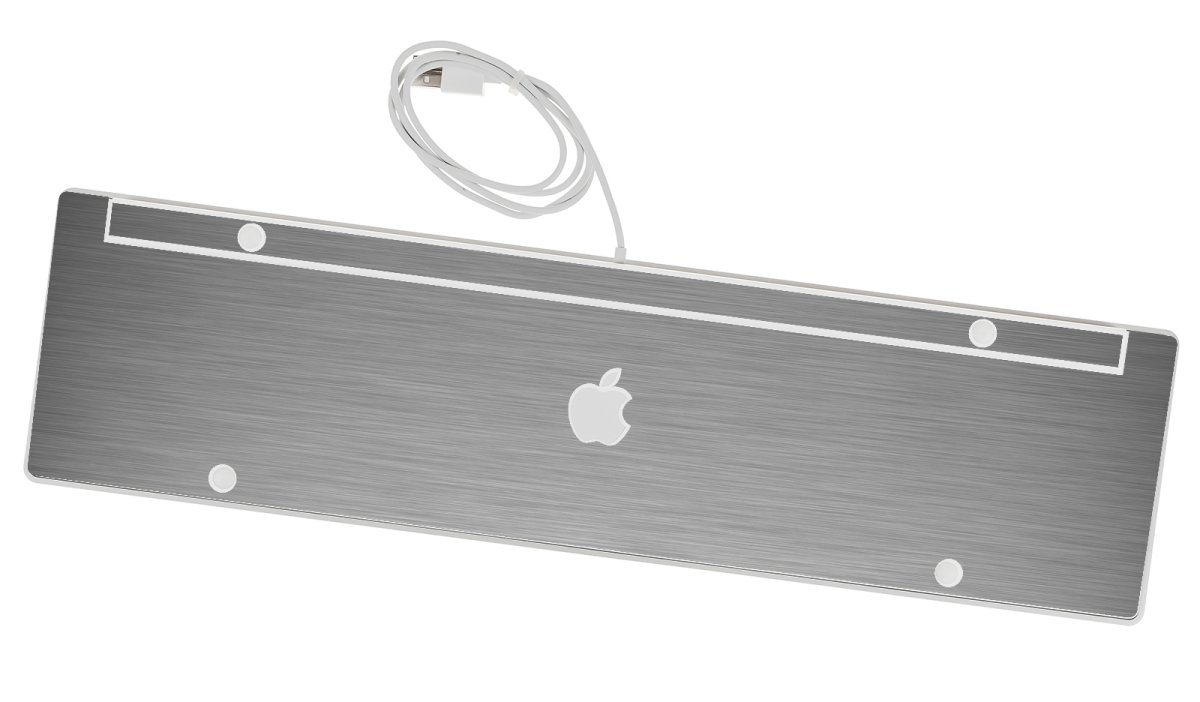 Apple Wired Numeric Keyboard A1243   MTS#2 (SILVER) Laptop Skin