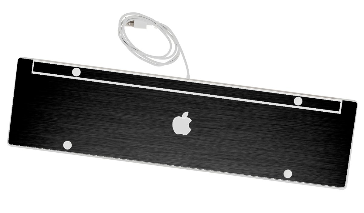 Apple Wired Numeric Keyboard A1243   MTS BLACK Laptop Skin