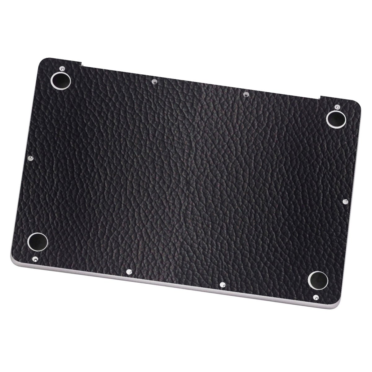 Black Leather Apple Macbook Pro 13 A1278 Laptop Skin