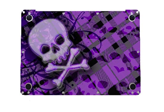 Apple MacBook Air 13 A2337 PLAID SKULLS Laptop Skin