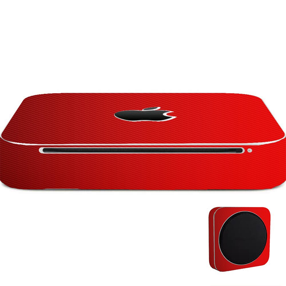 Apple iMac Mini A1347 RED CARBON FIBER Laptop Skin