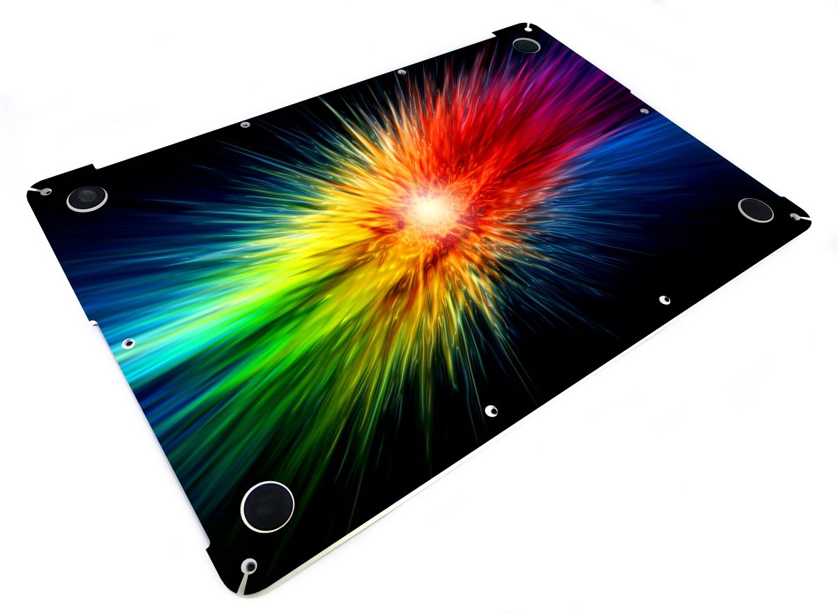 Rainbow Burst Apple Macbook Pro 13 Retina A1502 Laptop Skin