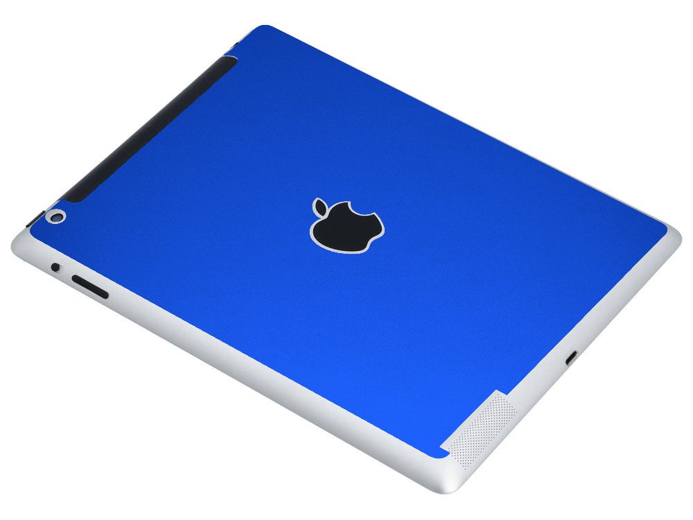 Apple iPad 4 A1460  (Wifi, Cell)   CHROME BLUE Laptop Skin