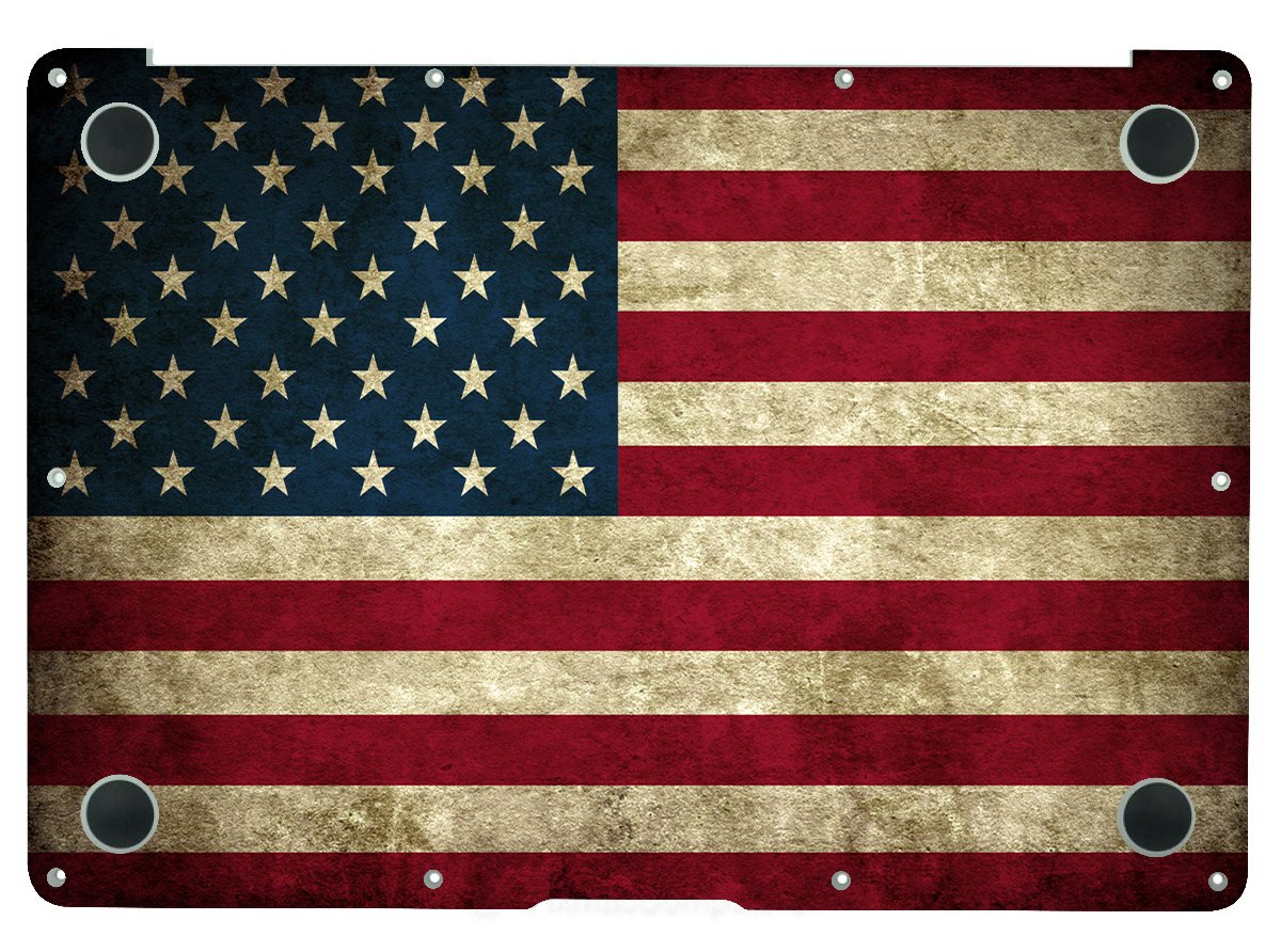 Apple MacBook Air 11 A1465 AMERICAN FLAG Laptop Skin
