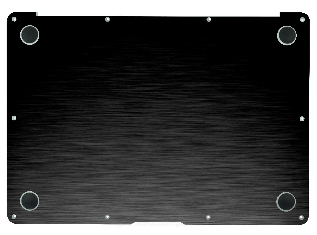 Mts Black Apple Macbook Air 13 A1466 Laptop Skin
