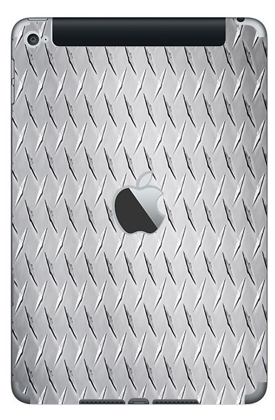 Apple iPad Mini 4 (Wifi, Cell) (A1550)   DIAMOND PLATE Laptop Skin
