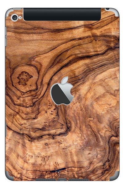 Apple iPad Mini 4 (Wifi, Cell) (A1550)  OLIVE WOOD Laptop Skin