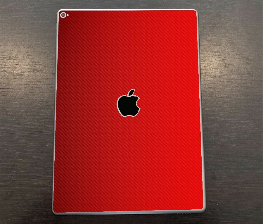 Apple iPad Pro 12.9" (Wifi) A1584   RED CARBON FIBER Laptop Skin