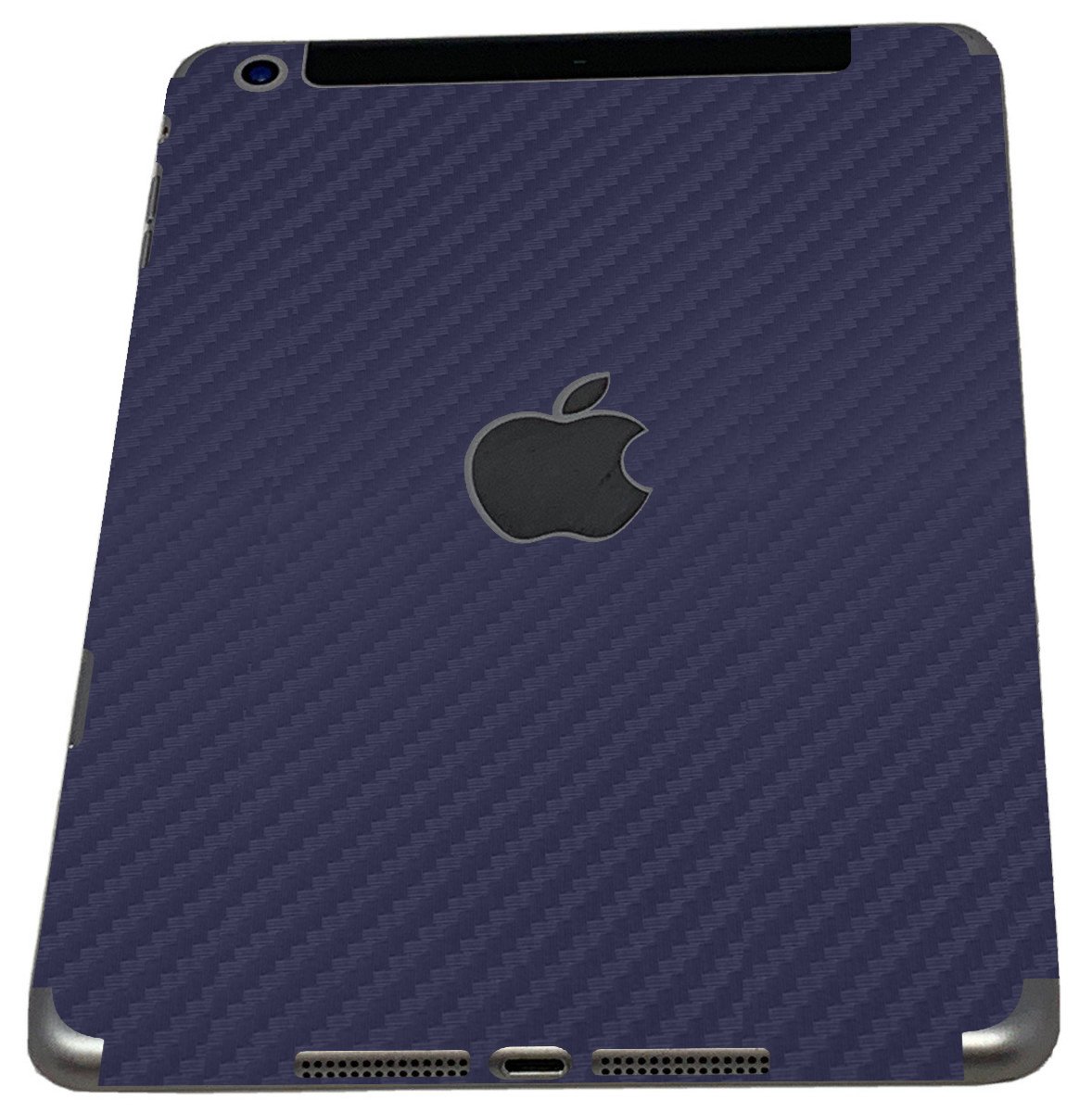 Apple iPad Mini 3RD Gen. (Wifi/ Cell) A1600   BLUE CARBON FIBER Laptop Skin