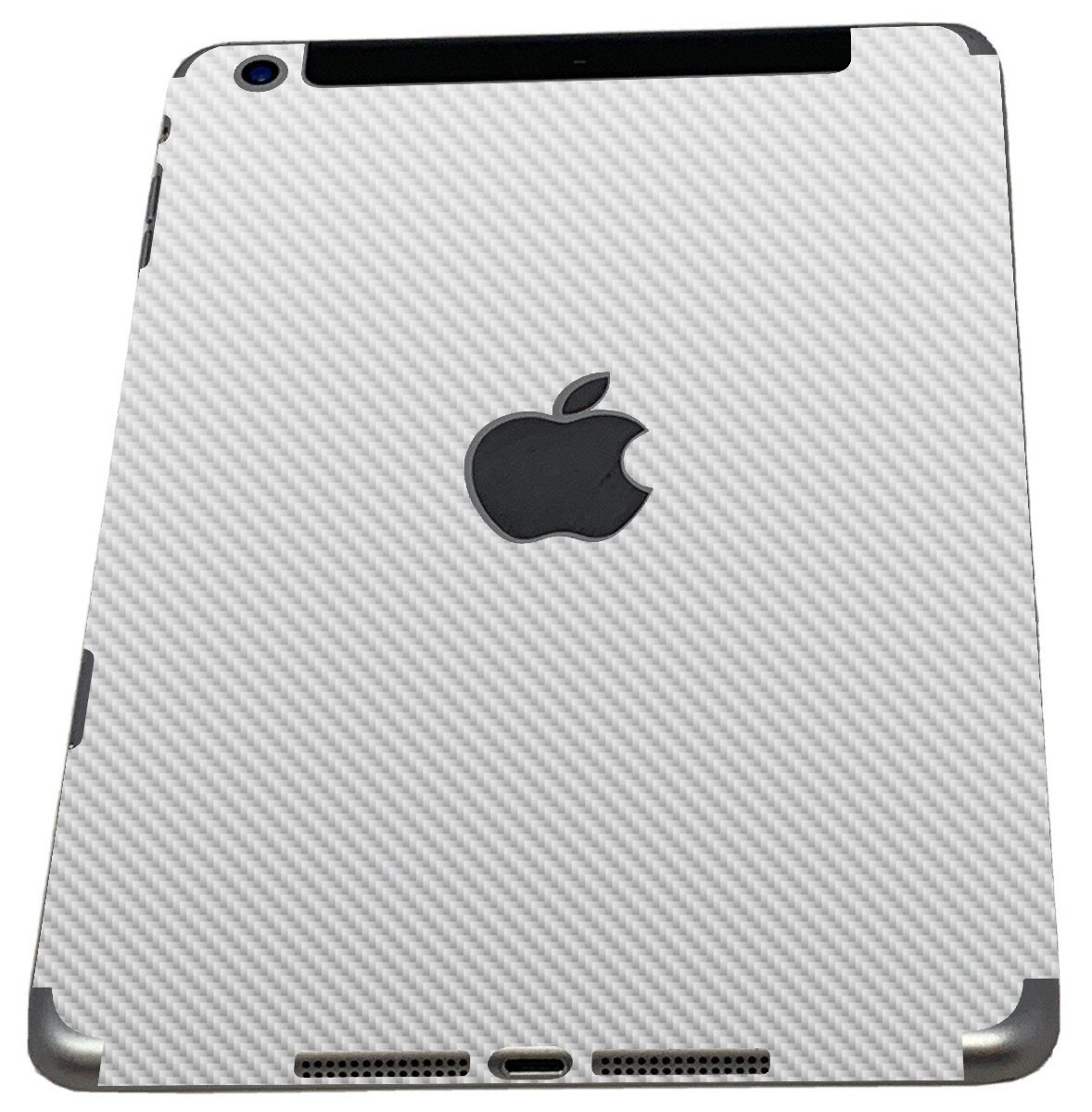 Apple iPad Mini 3RD Gen. (Wifi/ Cell) A1600   WHITE CARBON FIBER Laptop Skin