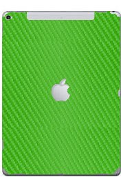 Apple iPad 12.9" (Wifi, Cell) (A1652)   GREEN CARBON FIBER Laptop Skin