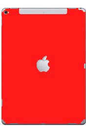 Apple iPad 12.9" (Wifi, Cell) (A1652)   RED Laptop Skin