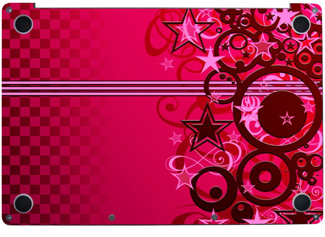 Apple MacBook Pro 13 A1708 PINK GRUNGE STARS Laptop Skin