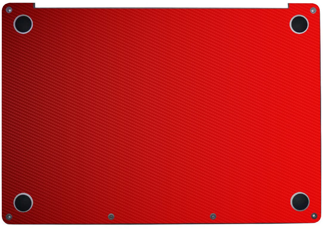 Apple MacBook Pro 13 A1989 RED CARBON FIBER Laptop Skin