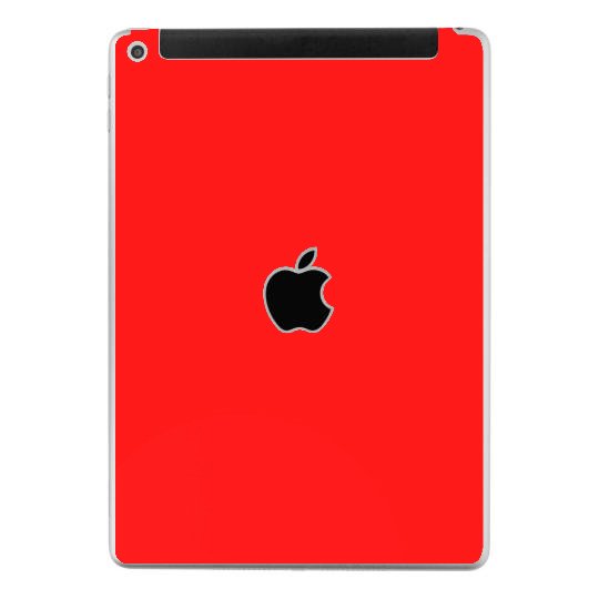 Apple iPad 5th Gen. (Wifi, Cell) A1823   RED Laptop Skin