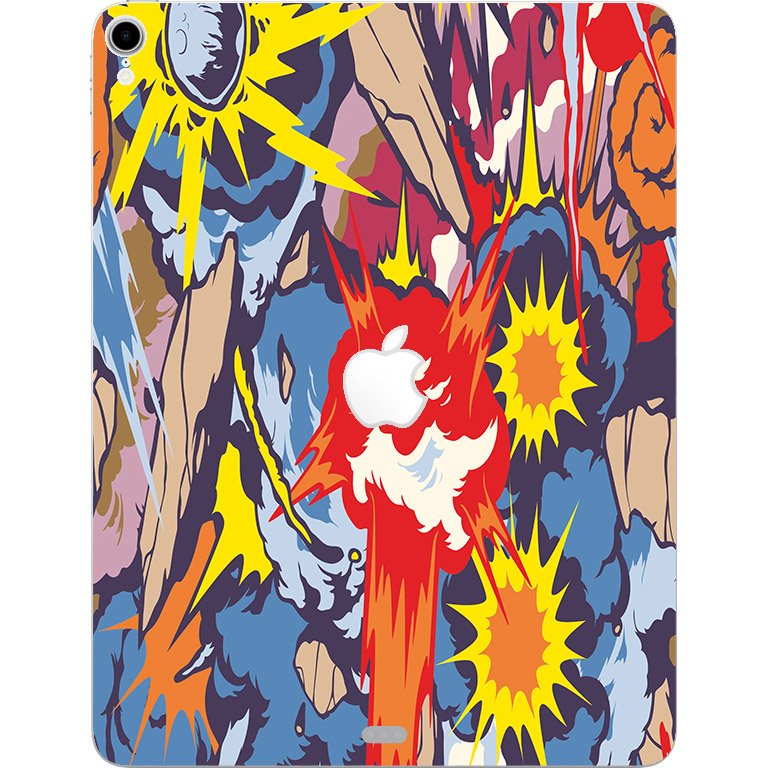 Apple iPad 3rd. Gen. (Wifi) A1876  COMIC EXPLOSIONS Laptop Skin