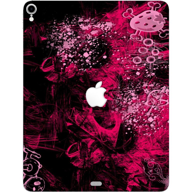 Apple iPad 3rd. Gen. (Wifi) A1876   STRAWBERRY CROSSBONES Laptop Skin