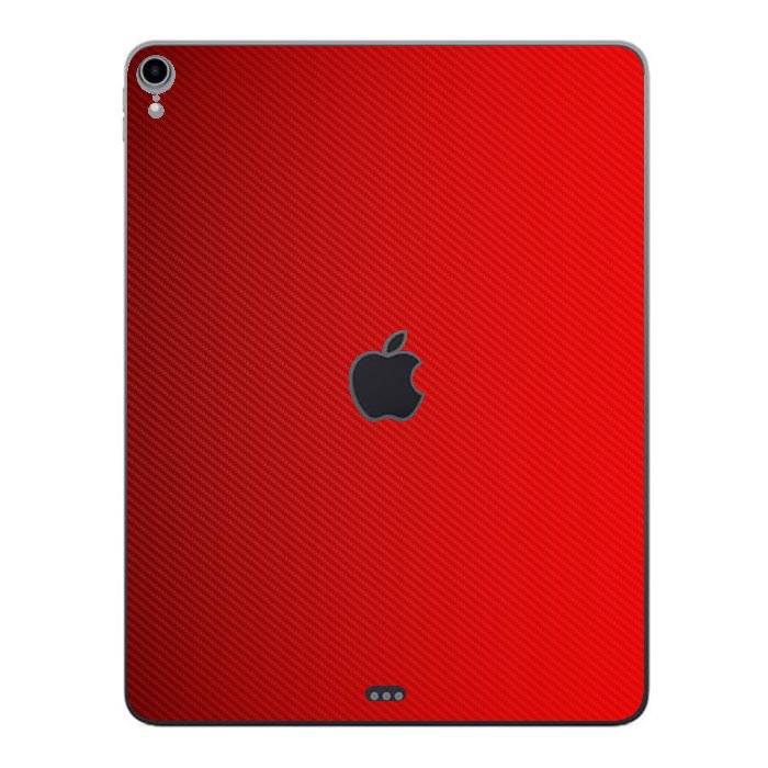 Apple iPad Pro 3 12.9" A1895 (Wifi, Cell)   RED CARBON FIBER Laptop Skin