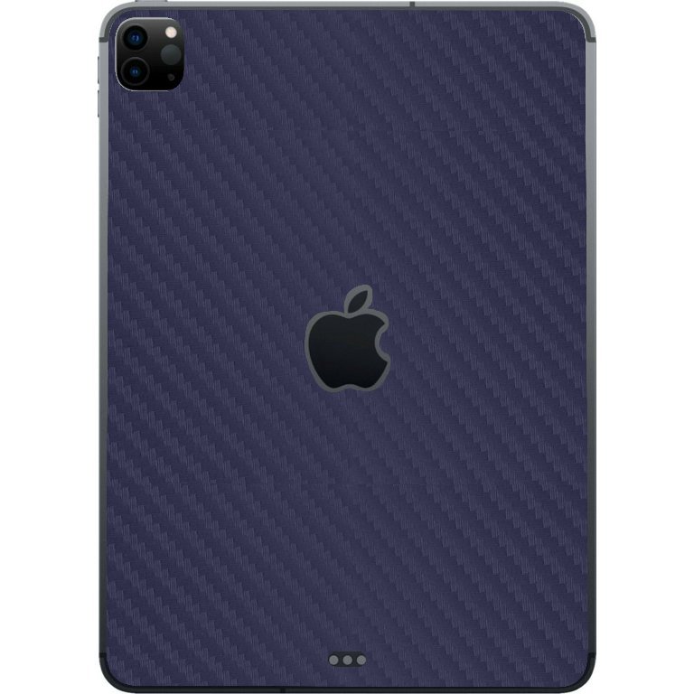Apple iPad Pro 12.9" 4th Gen. A2069 (Wifi, Cell)   BLUE CARBON FIBER Laptop Skin