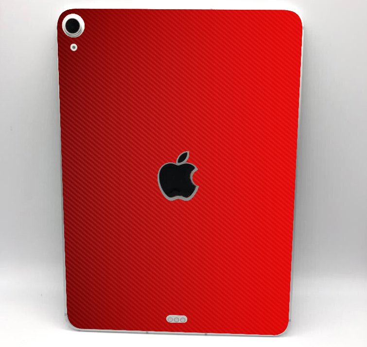 Apple iPad Pro 11" 4th Gen. A2072 (Wifi, Cell)   RED CARBON FIBER Laptop Skin