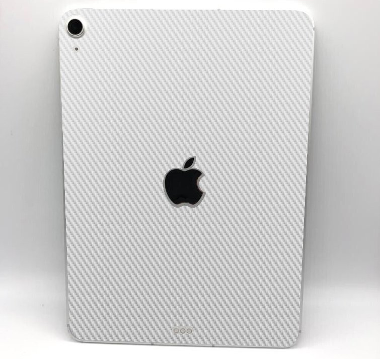 Apple iPad Pro 11" 4th Gen. A2072 (Wifi, Cell)   WHITE CARBON FIBER Laptop Skin