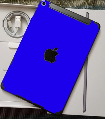 Apple iPad Mini 5 (Wifi, Cell) A2124   BLUE Laptop Skin