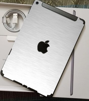Apple iPad Mini 5 (Wifi, Cell) A2124   MTS#1 (ALUMINUM) Laptop Skin