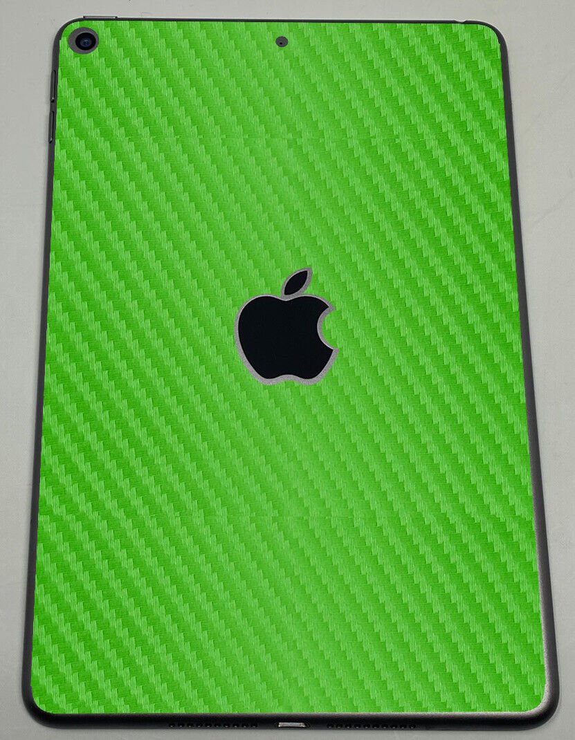 Apple iPad Mini 5 (Wifi) (A2133)   GREEN CARBON FIBER Laptop Skin