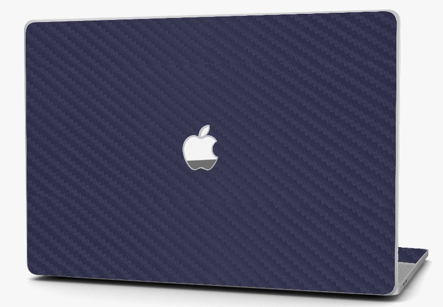 Apple MacBook Pro 16 A2141 BLUE CARBON FIBER Laptop Skin