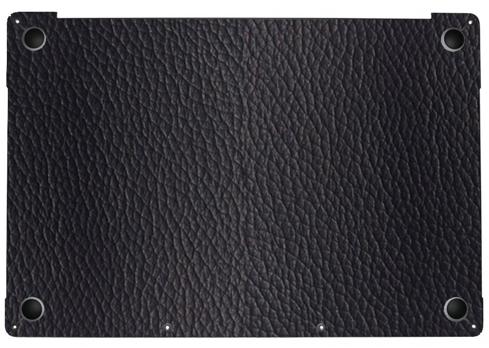 Apple MacBook Pro 15 A1990 BLACK LEATHER Laptop Skin