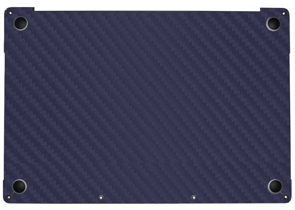 Apple MacBook Pro 15 A1990 BLUE CARBON FIBER Laptop Skin