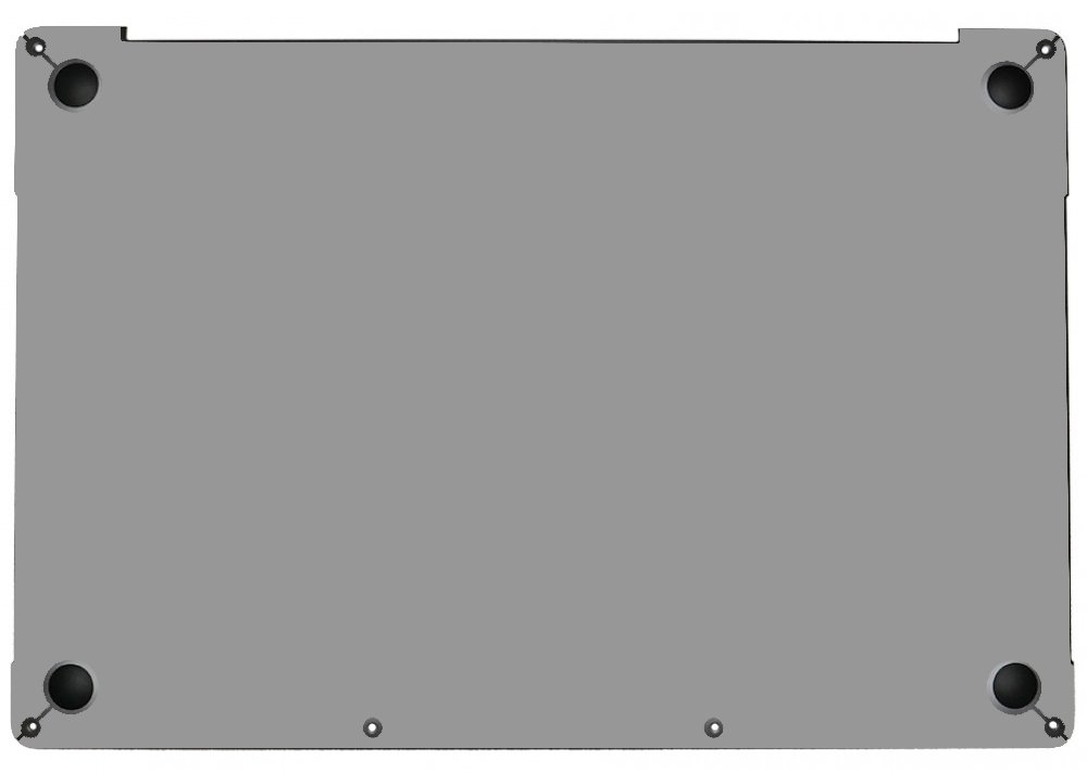 Apple MacBook Pro 15 A1707 GREY SILVER Laptop Skin