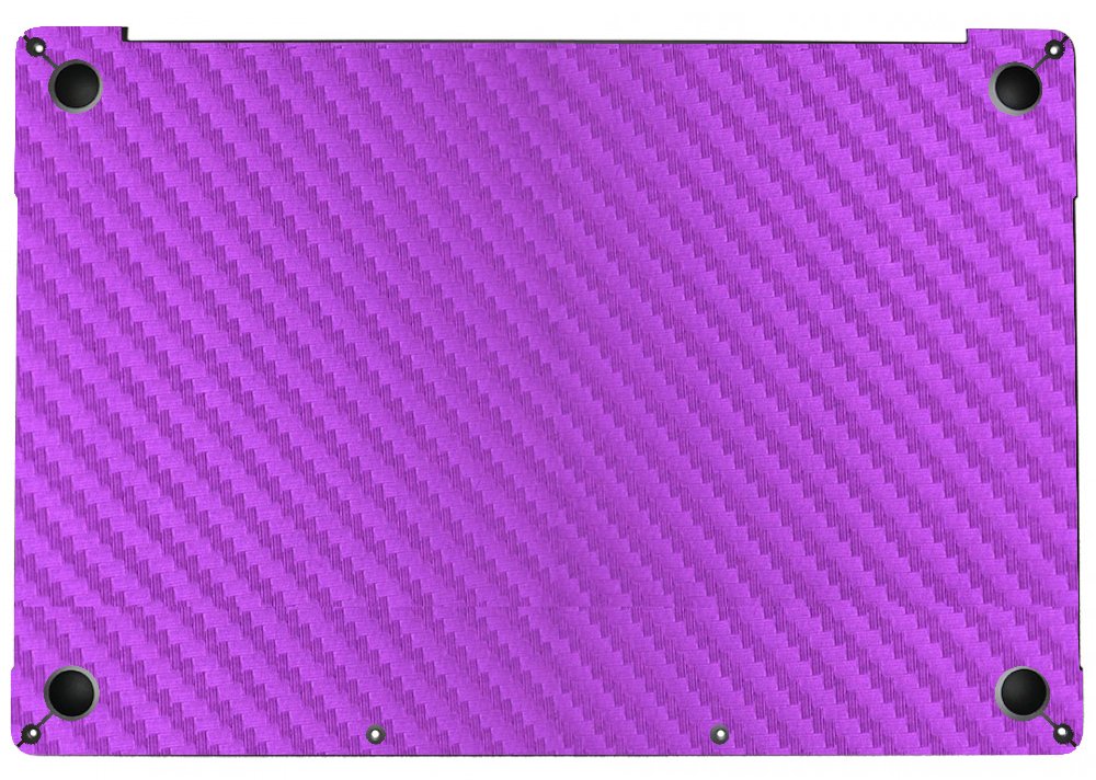 Apple MacBook Pro 15 A1707 PURPLE CARBON FIBER Laptop Skin