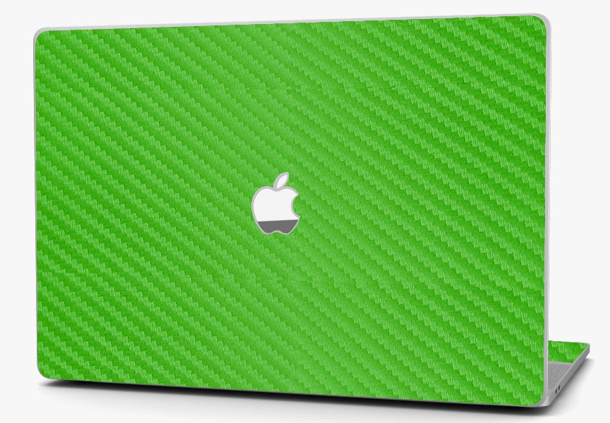 Apple MacBook Pro 16 A2141 GREEN CARBON FIBER Laptop Skin