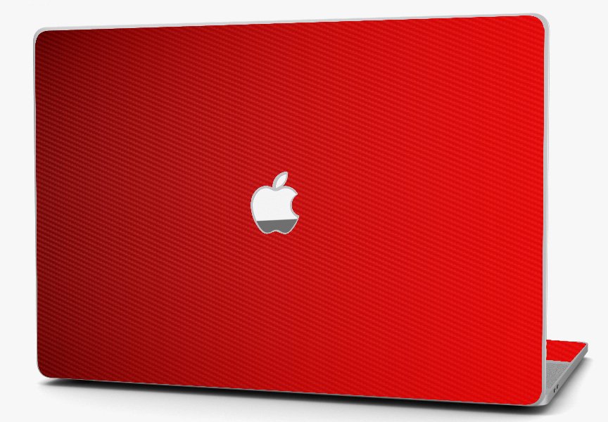 Apple MacBook Pro 16 A2141 RED CARBON FIBER Laptop Skin