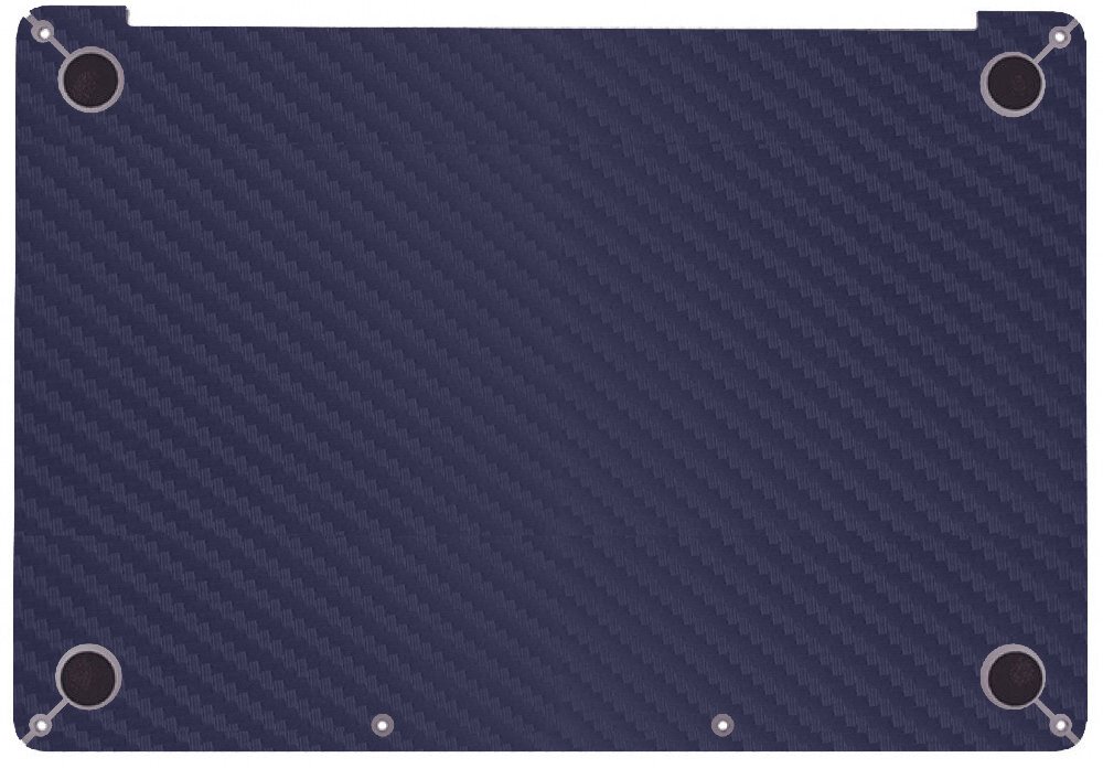 Apple MacBook Pro 13 A2251 BLUE CARBON FIBER Laptop Skin
