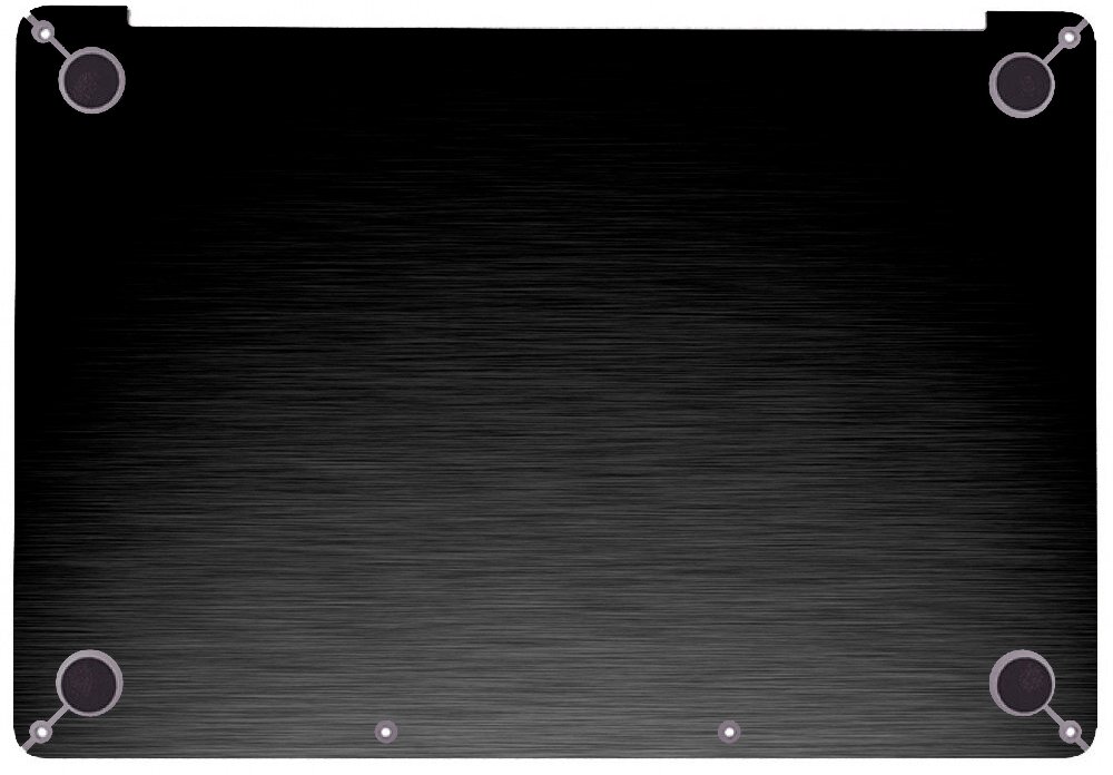 Apple MacBook Pro 13 A2251 MTS BLACK Laptop Skin