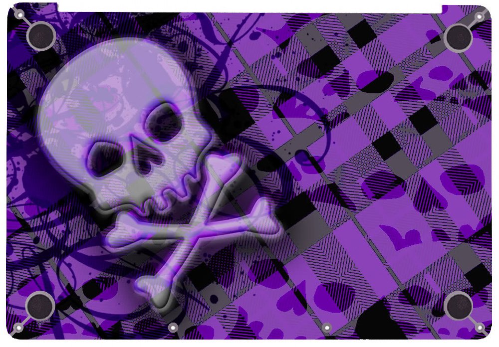 Apple MacBook Pro 13 A2251 PLAID SKULLS Laptop Skin