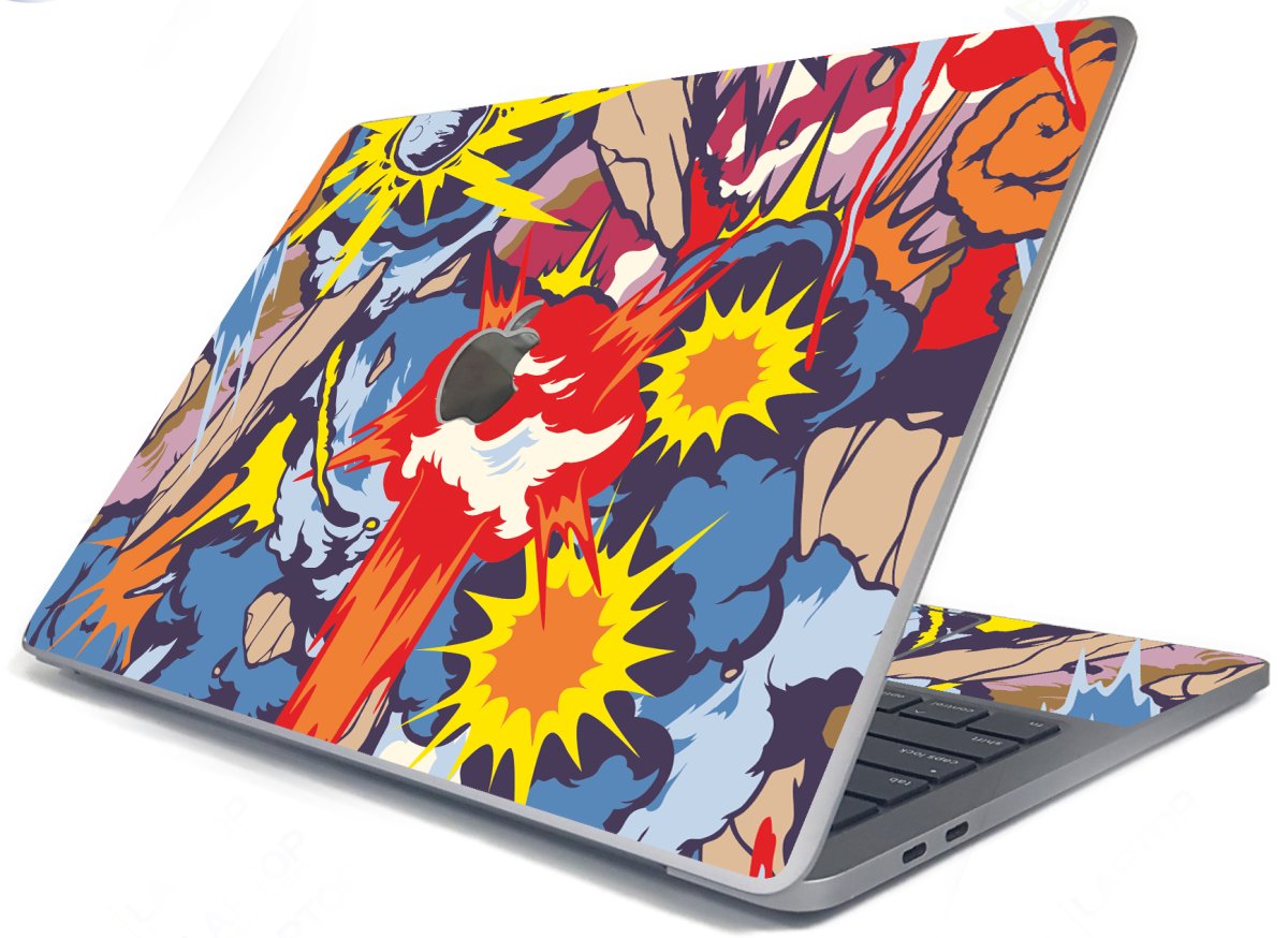 Apple MacBook Pro 13 A2251 COMIC EXPLOSIONS Laptop Skin