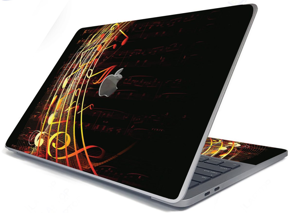 Apple MacBook Pro 13 A2338 FLOWING NOTES Laptop Skin