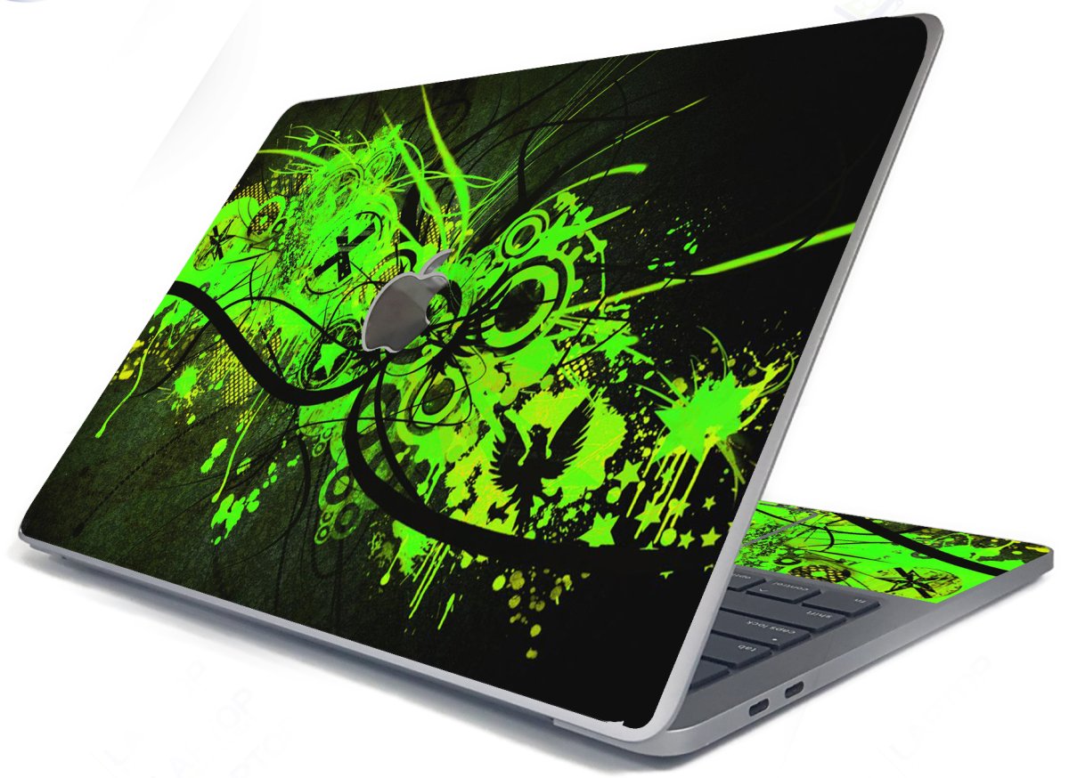 Apple MacBook Air 13 A2681 GRAFITTI GREEN Laptop Skin