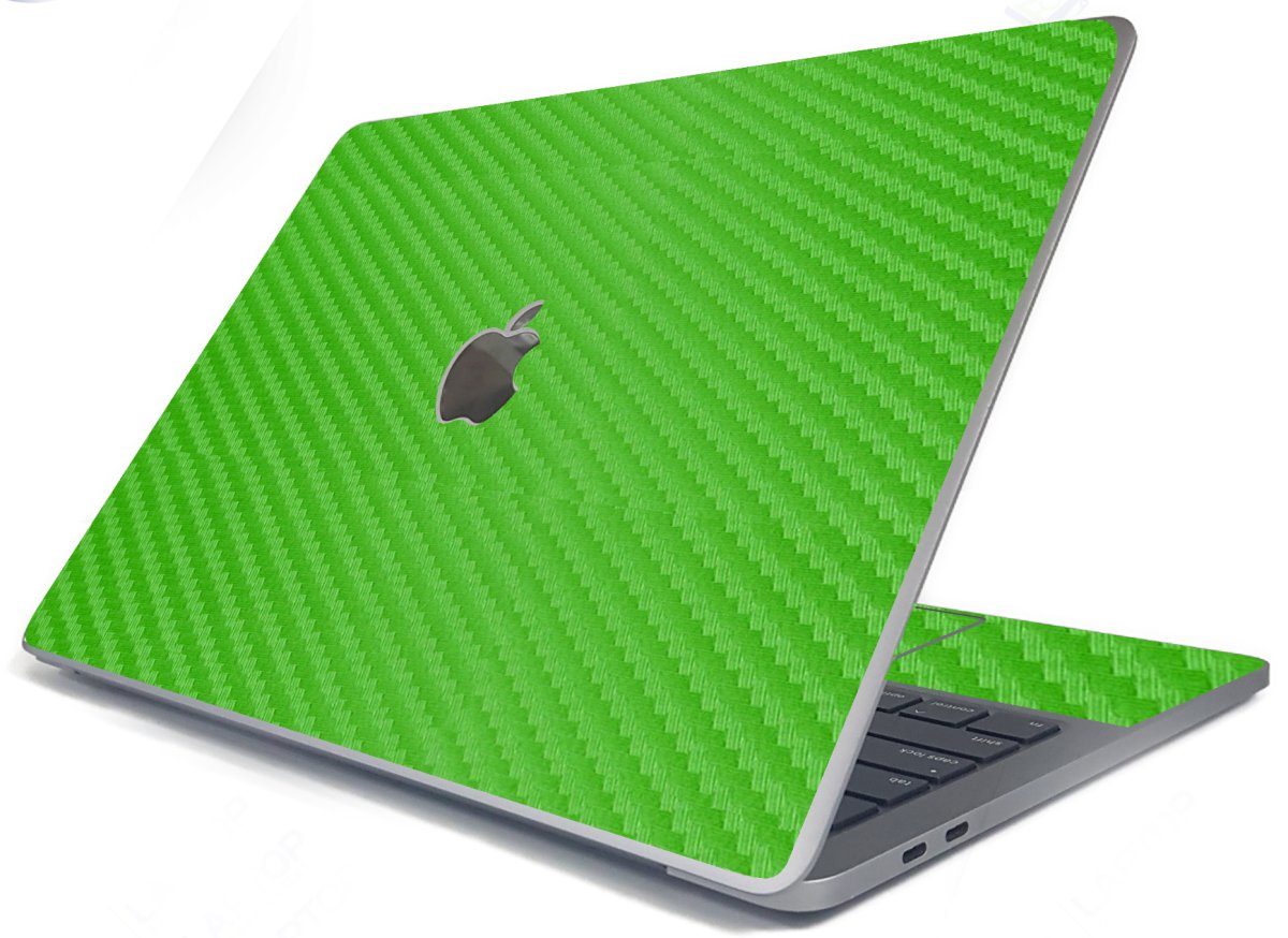 Apple MacBook Pro 13 A2338 GREEN CARBON FIBER Laptop Skin