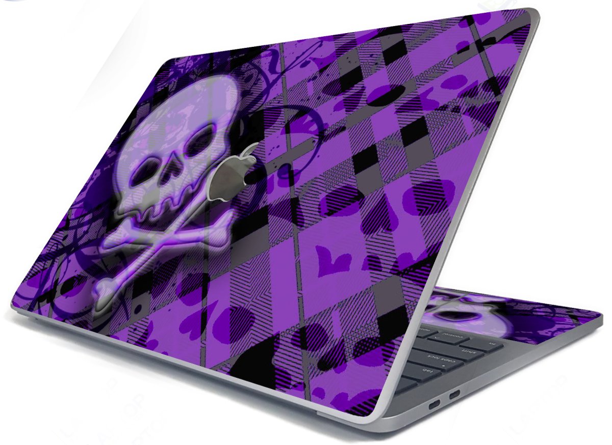 Apple MacBook Pro 13 A2251 PLAID SKULLS Laptop Skin