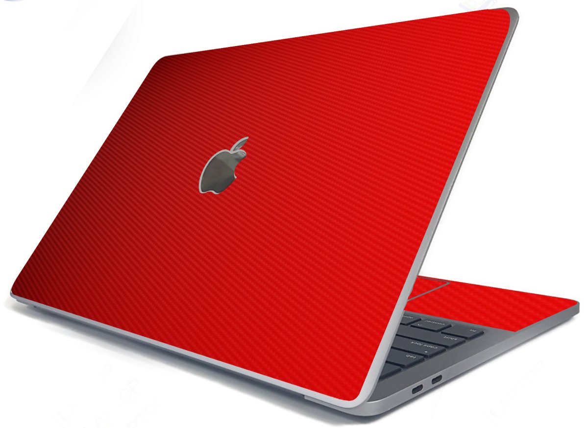 Apple MacBook Pro 14 A2442 / A2779 RED CARBON FIBER Laptop Skin