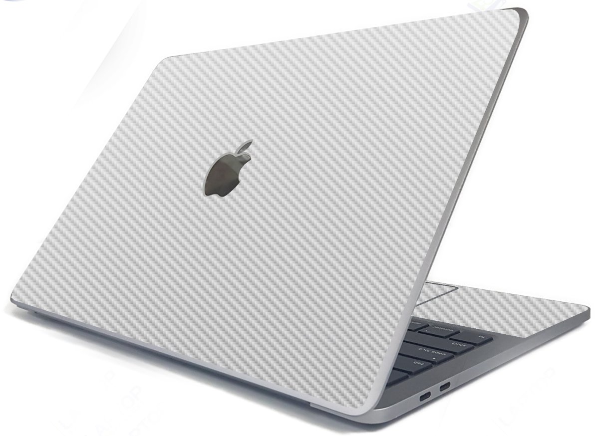 Apple MacBook Pro 13 A2251 WHITE CARBON FIBER Laptop Skin